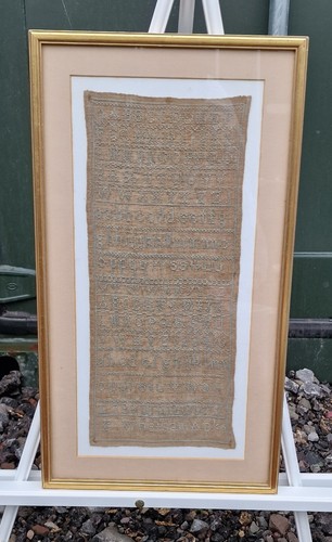 Antique alphabet numbers - &,