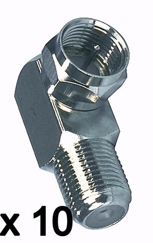 Right angle bent - f, connector