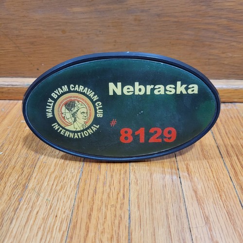 Vintage trailer hitch cover - trailer,