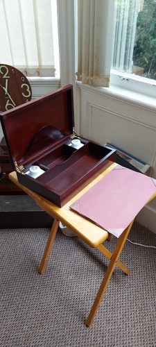 Wooden writing box stationery - wooden,