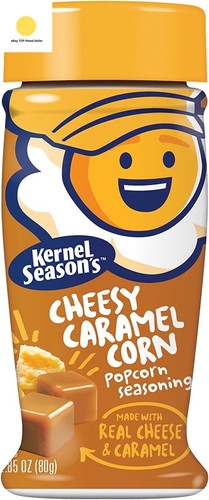 Kernel seasons cheesy - cheesy, caramel