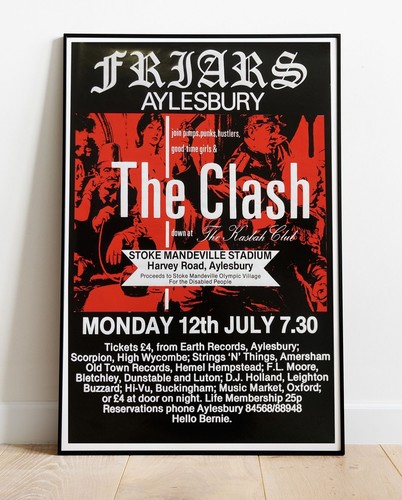 The clash 1982 tour - tour, photo