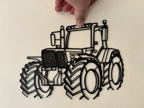 Fendt tractor printed sign - 3d,