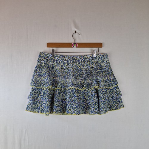 Ruffle mini skirt - ruffle, low