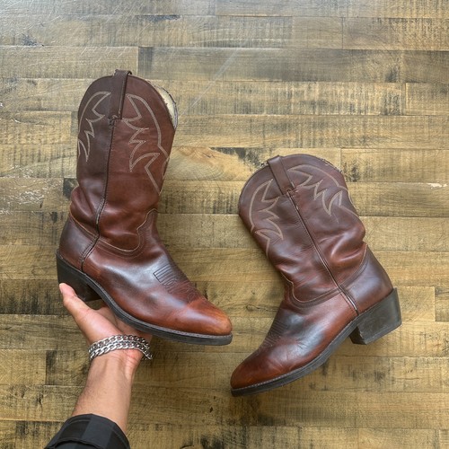 Vtg mens durango cowboy - mens, brown
