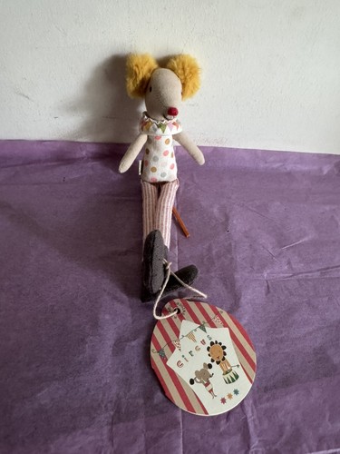 Maileg rare circus stilt clown - rare,