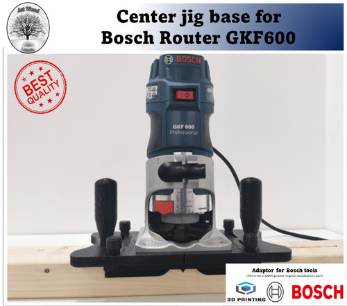 Center jig base bosch - base, router