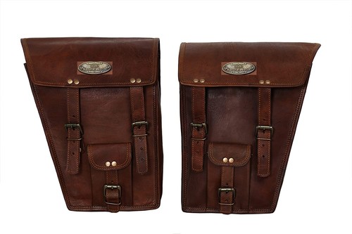 Leather motorcycle goat brown - motorcycle,
