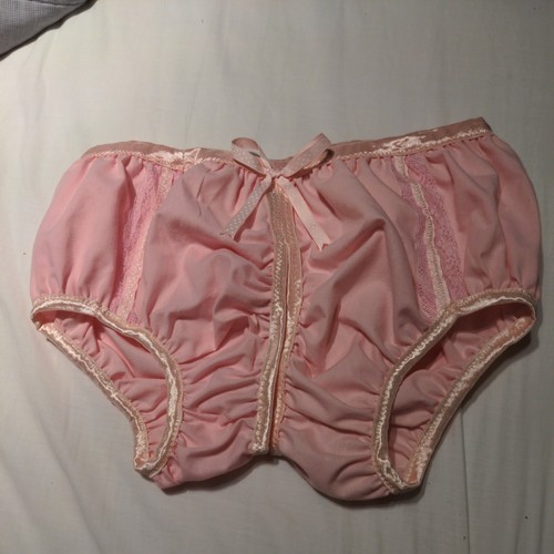 Crotchless baby pink cotton - ,