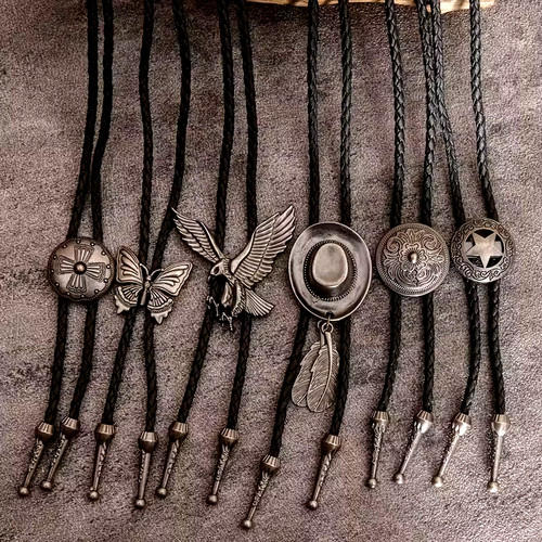 Unisex bolo ties with dark - unisex,