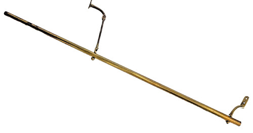 Vintage brass door curtain - brass,