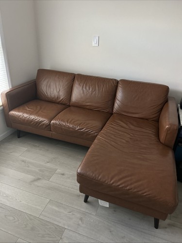 Natuzzi leather sofa couch - natuzzi,