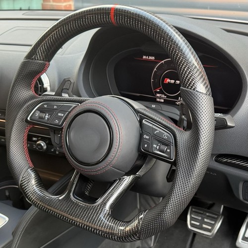 Carbon fiber steering wheel - fiber,