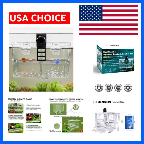 Dual chamber aquarium fish - dual-chamber,