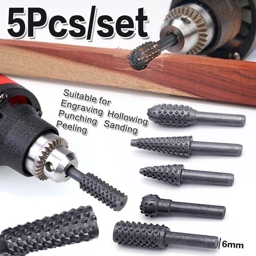 5pcs wood carving - carving, files