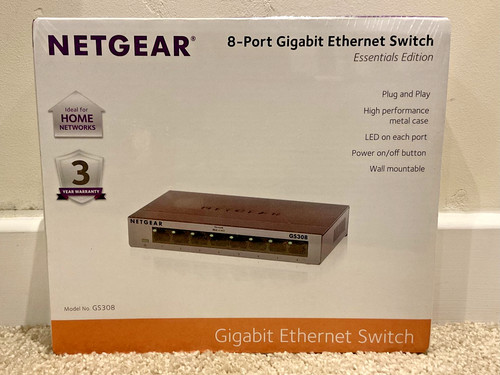 New netgear gs308 port - new,