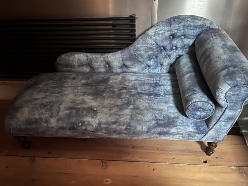 Antique chaise longue - antique,