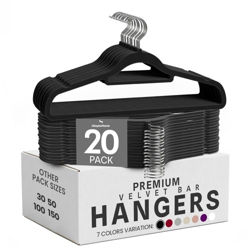 Premium velvet suit hangers - velvet,