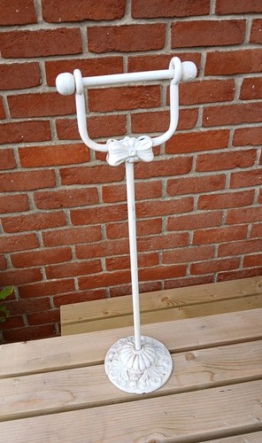 Metal toilet roll holder - toilet,