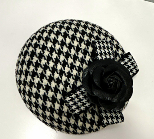 Black white houndstooth - black/white,