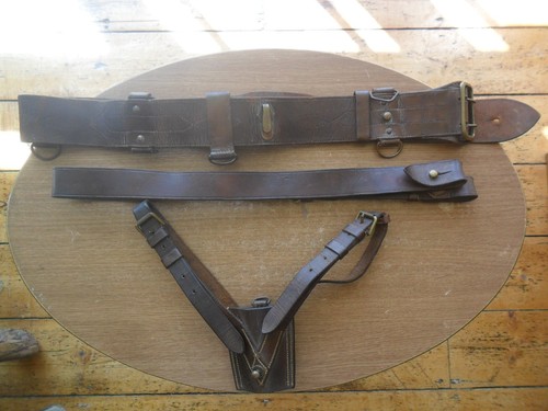 Brown leather sam browne - brown,