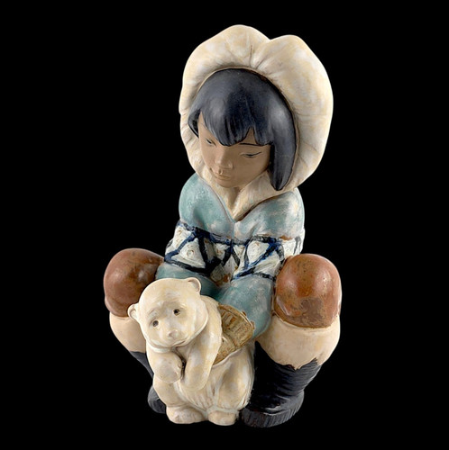 Lladro poor little - "poor, bear"