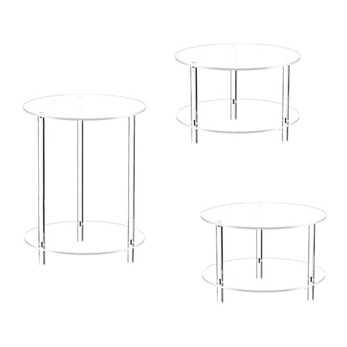 Clear acrylic side table - acrylic,