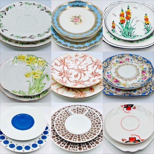 Saucers side plate - &,