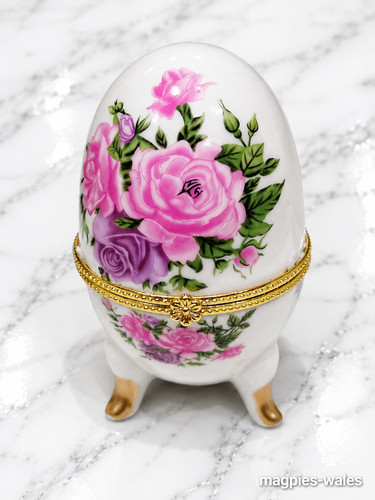 Faberge egg style ceramic - faberge,