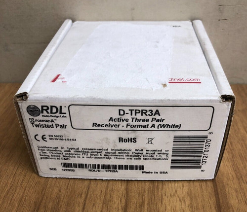 Rdl tpr3a active three pair - active, three-pair