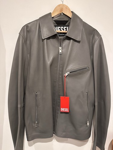 Diesel leather jacket - diesel, lambskin