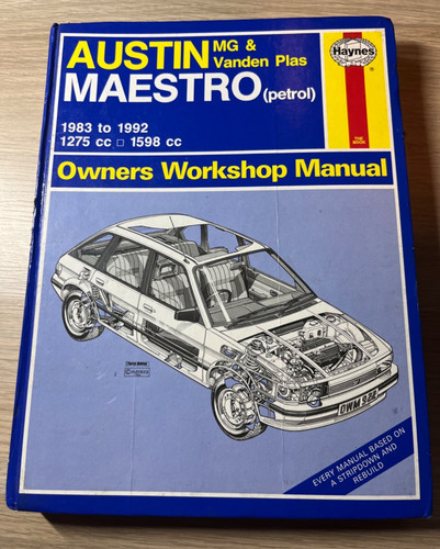 Haynes workshop manual - workshop,