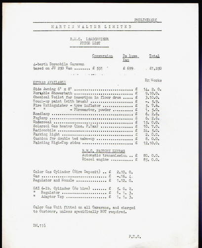 Bmc 250 dormobile - bmc,