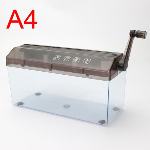 Manual paper shredder portable - shredder,