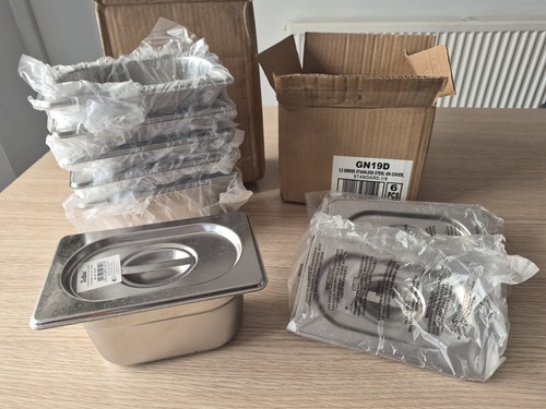 Stainless steel food pans - steel,