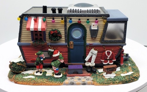 Lemax santa lane trailer - lemax,