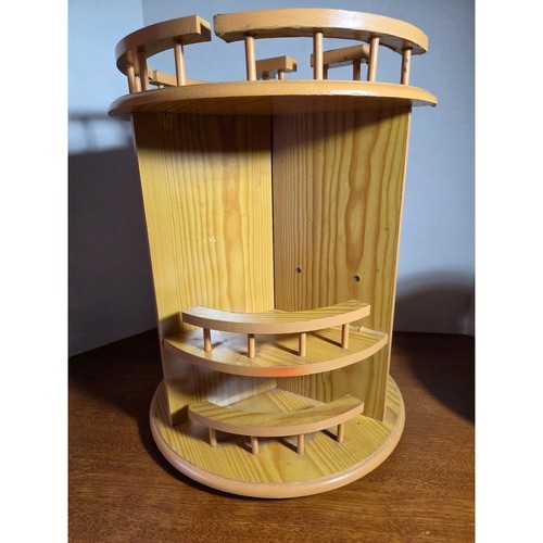 Vintage wooden rotating spice - wooden,