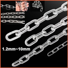 Stainless Steel 304 Chain Heavy Duty Sizes 1.2/1.5/2/2.5/3/4/5/6/8/10mm Safety