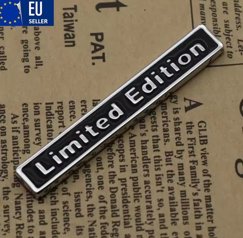 Limited edition metal car - car, rear