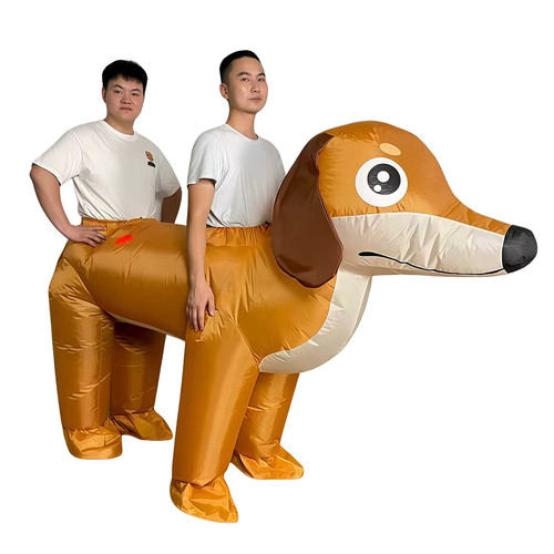 Two person dog inflatable - dog,