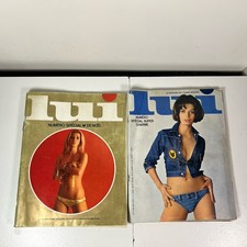 2x VINTAGE LUI MAGAZINES 1966 Men’s French