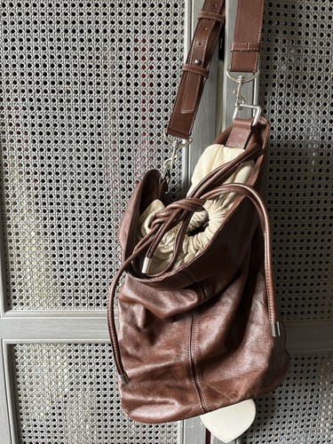 Zara brown leather - brown, bag