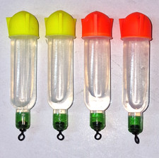 SETS OF 4 X4g or 7g FLIGHTED H2O WATER LOADED PELLET WAGGLER FLOATS,CARP,FISHING