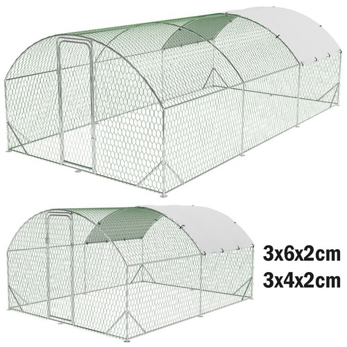 Large metal chicken coop walk - large,