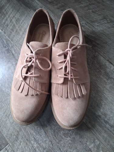 Clarks beige suede - beige,