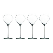 Katie Jayne 450ml ‘Tulip’ Beaujolais Wine Glasses Set of 4 Mouth-Blown Glassware