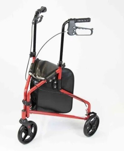 Three wheel rollator folding - three,