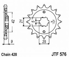 Sprocket pr chain kit Yamaha
