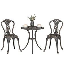 Outdoor bistro set cast - bistro,