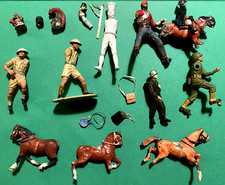 Vintage Toy Soldiers Spares And Repairs Broken Job Lot Bundle + Small Parts